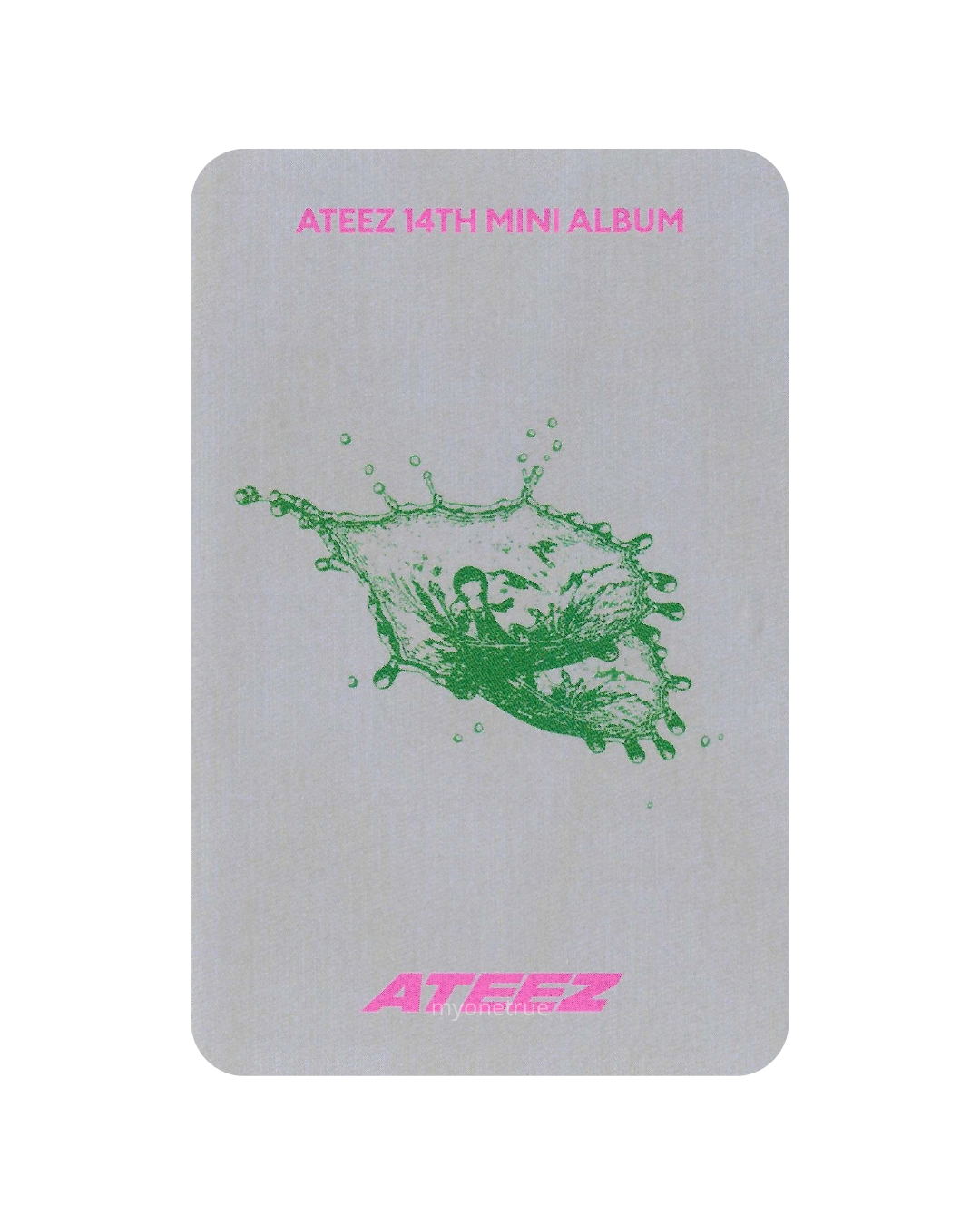 HONGJOONG Image Card | POCA Diary ver. Inclusion | ATEEZ Golden Hour Part 5