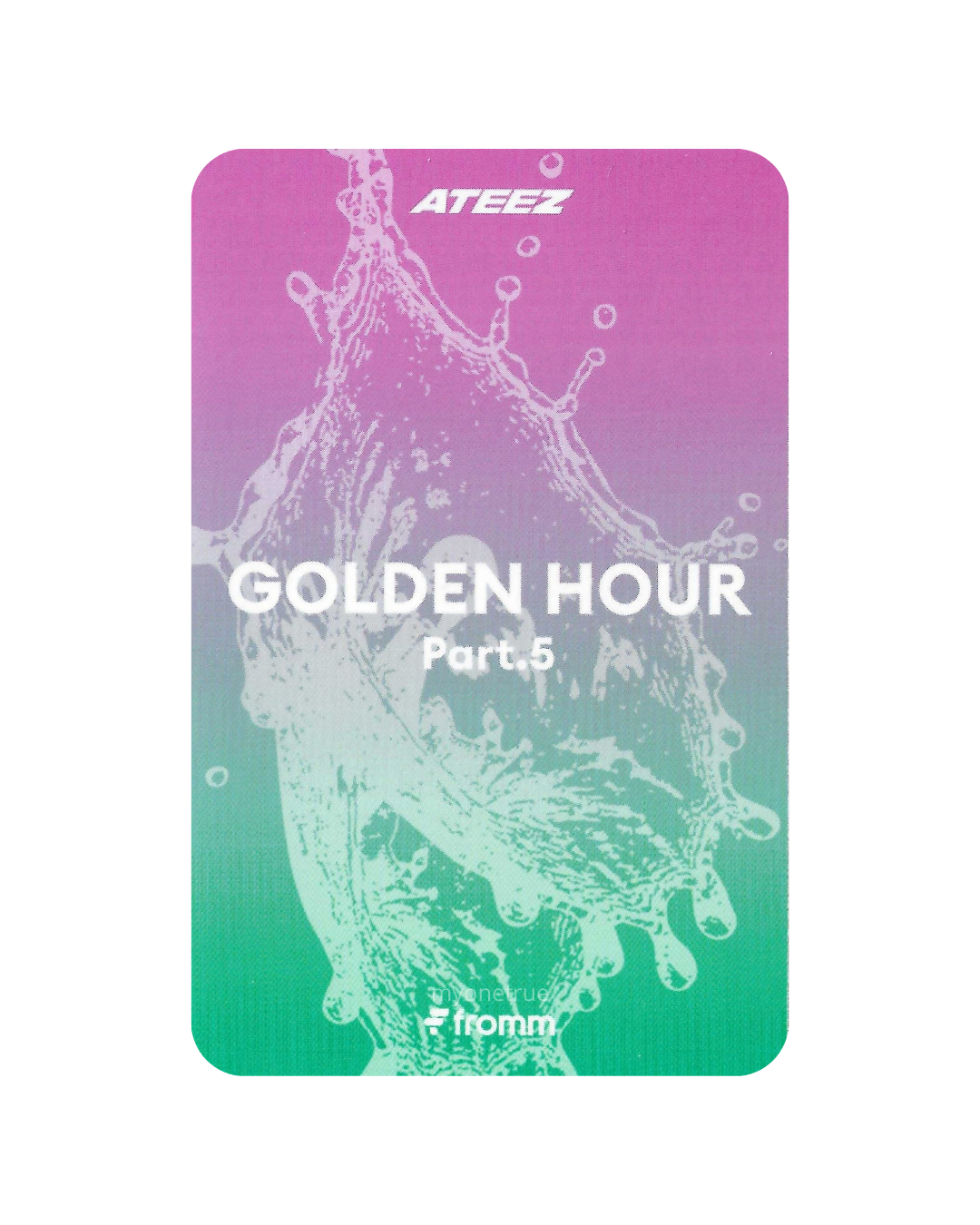 HONGJOONG Unicorn | Fromm Fansign Benefit | ATEEZ Golden Hour Part 5