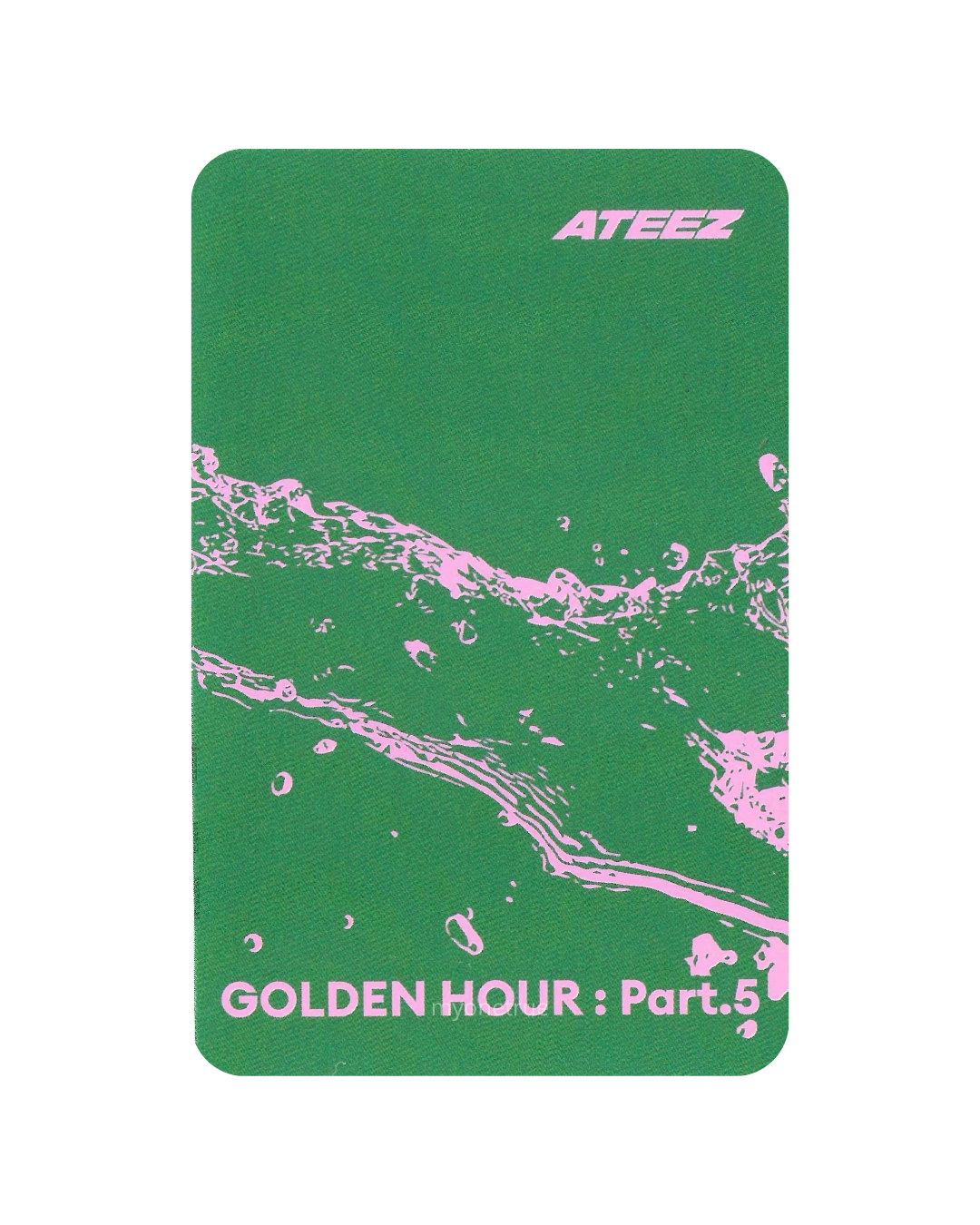 SEONGHWA Photocard Z | POCA Z ver. Inclusion | ATEEZ Golden Hour Part 5