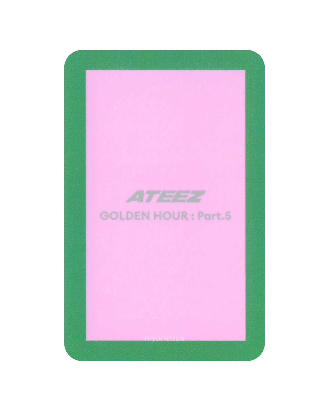 YEOSANG Photocard Z | Album Z ver. Inclusion | ATEEZ Golden Hour Part 5