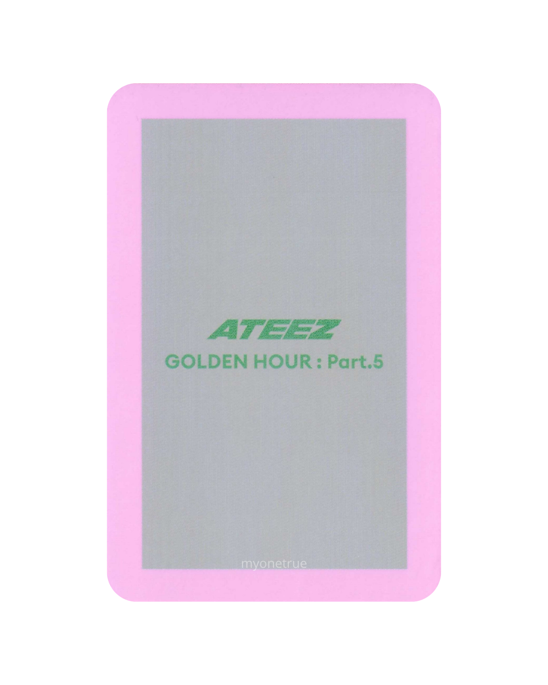 HONGJOONG Photocard Z | Album A ver. Inclusion | ATEEZ Golden Hour Part 5