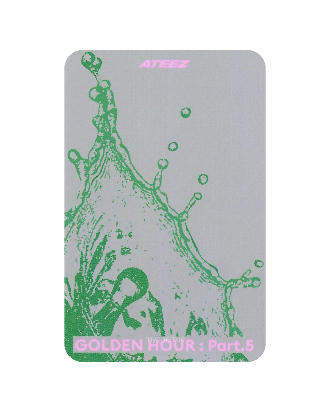 HONGJOONG Photocard A | Album DIARY ver. Inclusion | ATEEZ Golden Hour Part 5